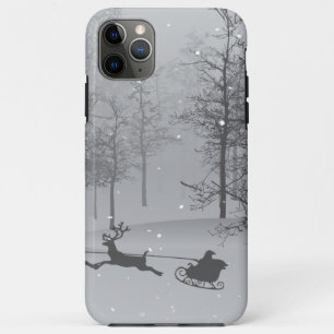 Case-Mate iPhone Case Père Noël Sleigh dans un pays d'hiver