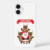 Coques Case-Mate iPhone Père Noël Squad Christmas Reindeer Drôle (Verso)