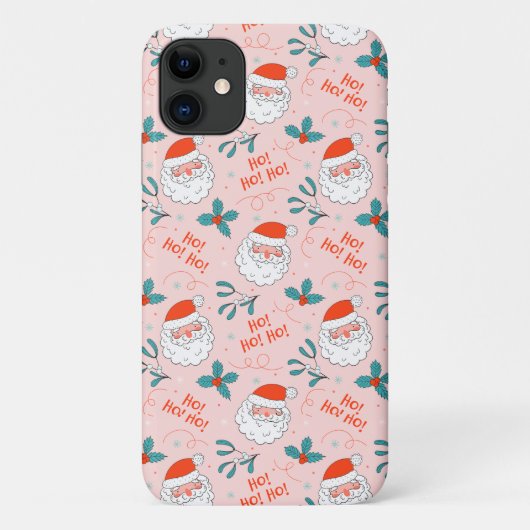 Coques Case-Mate iPhone Père Noël tout sur imprimer Collection Joyful Grem (Dos)