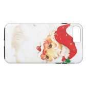 Coques Case-Mate iPhone Père Noël vintage (Dos (Horizontal))