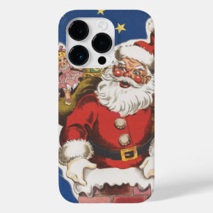 Coques Pour iPhone Père Noël vintage, La Nuit avant Noël
