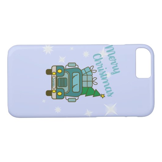 Coques Case-Mate iPhone Père Noël vue de devant Joyeux Noël (Dos (Horizontal))