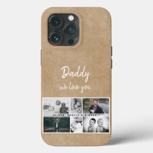 Case-Mate iPhone Case Père rustique avec enfants et collection de photos