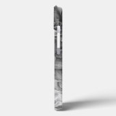 Coques Case-Mate iPhone Perfection florale noire et blanche (Verso / Gauche)