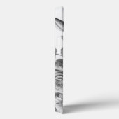Coques Case-Mate iPhone Perfection florale noire et blanche (Verso / Droite)