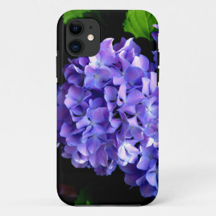 Coques Pour iPhone Périwinkel hydrangeas violet bleu fleur floral