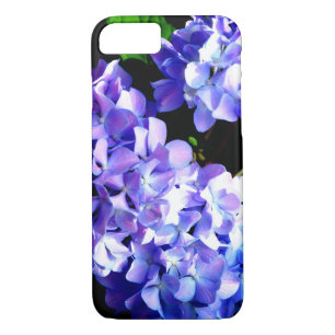 Case-Mate iPhone Case Périwinkel hydrangeas violet bleu fleur floral