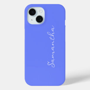 Coque Pour iPhone 15 Périwinkle personnalisé