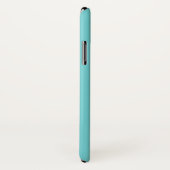Coques Case-Mate iPhone Perle blanche sarcelle étoile élégante classe mini (Dos/Droite)
