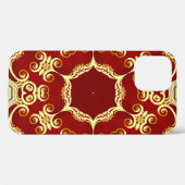 Coques Case-Mate iPhone Perle d'or : illustration de cadre décoratif. (Verso (horizontal))