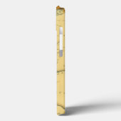 Coques Case-Mate iPhone Perle jaune sur la carte (Verso / Gauche)