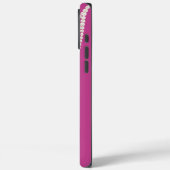 Coques Case-Mate iPhone Perles Blanches Glam Pink (Verso / Gauche)