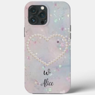 Case-Mate iPhone Case Perles cardiaques personnalisées et mousseuxTéléph