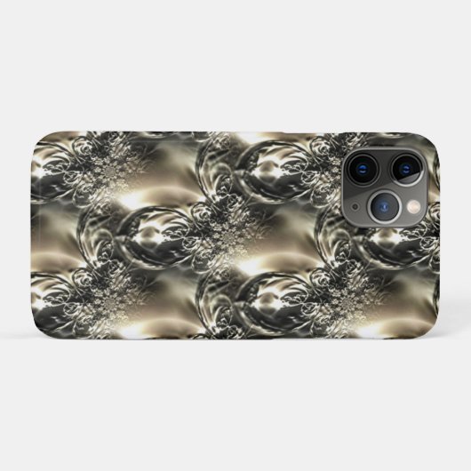 Coques Case-Mate iPhone Perles dorées (Dos (Horizontal))