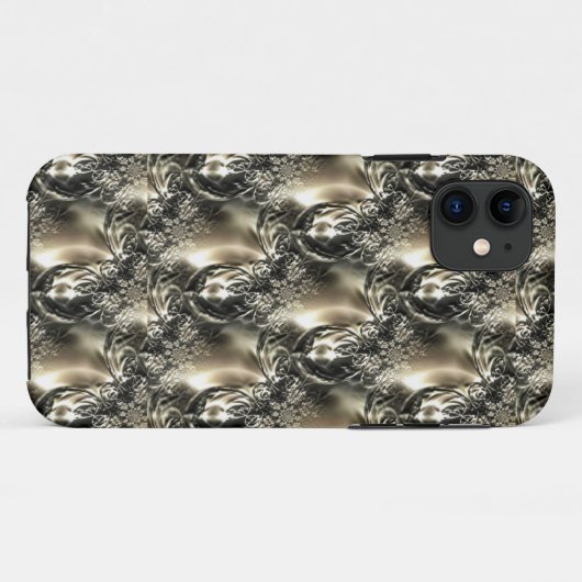 Coques Case-Mate iPhone Perles dorées (Dos (Horizontal))