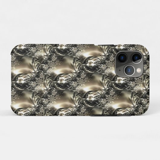 Coques Case-Mate iPhone Perles dorées (Dos (Horizontal))