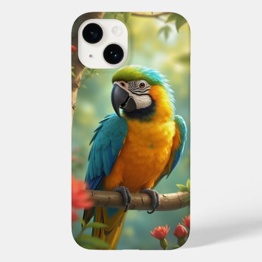 Coques Case-Mate iPhone Perroquet (Verso)