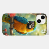 Coques Case-Mate iPhone Perroquet (Verso (horizontal))