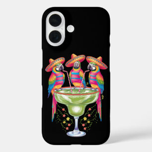 Coques iPhone 16 Perroquet Cinco De Mayo Drôle Boire Fiesta Mexicai