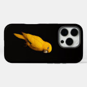 Coques Case-Mate iPhone Perroquet doré Black 4 Luxe iPhone 16 Pro (Verso (horizontal))