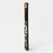 Coques Case-Mate iPhone Perroquet et fleurs (Dos/Gauche)