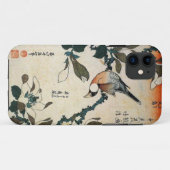 Coques Case-Mate iPhone Perroquet et fleurs (Dos (Horizontal))