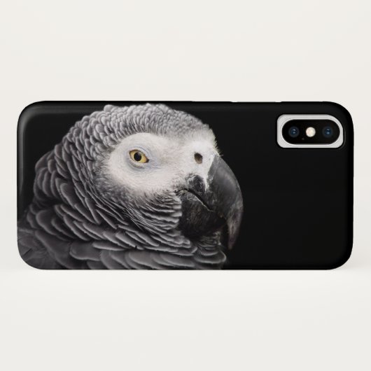 Coques Case-Mate iPhone Perroquet Gris Africain (Dos (Horizontal))