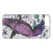 Coques Case-Mate iPhone Perroquet rose (Dos (Horizontal))