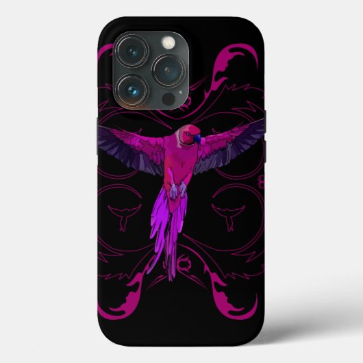 Coques Case-Mate iPhone Perroquet rose (Verso)