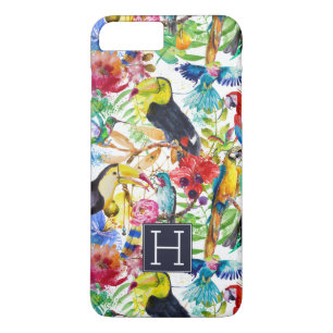 Coques Pour iPhone Perroquets aquarelles colorés Ajouter votre init