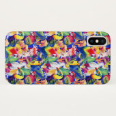 Coques Case-Mate iPhone Perroquets d'aquarelle (Dos (Horizontal))