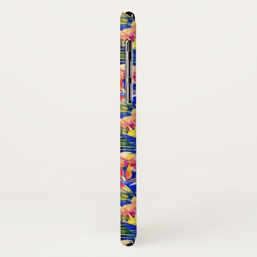 Coques Case-Mate iPhone Perroquets d'aquarelle (Dos/Gauche)