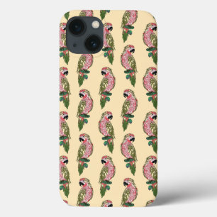 iPhone 13 Case Perroquets de style de Zentangle