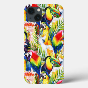 Case-Mate iPhone Case Perroquets Et Feuilles De Palmiers