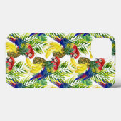 Coques Case-Mate iPhone Perroquets et fruit tropical (Verso (horizontal))