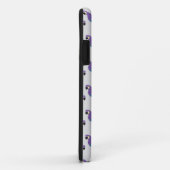 Coques Case-Mate iPhone Perroquets pourpres (Dos/Droite)