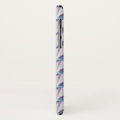 Coques Case-Mate iPhone Perroquets pourpres (Dos/Gauche)