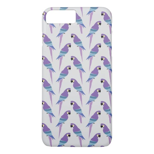 Coques Case-Mate iPhone Perroquets pourpres (Dos)