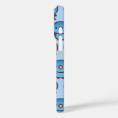 Coques Case-Mate iPhone Perruche bariolée / Cobalt (Verso / Gauche)