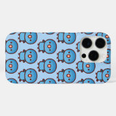 Coques Case-Mate iPhone Perruche bariolée / Cobalt (Verso (horizontal))