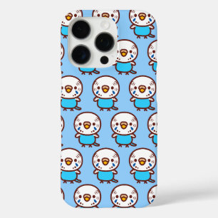 Coques iPhone 16 Pro Perruche ondulée / femelle bleu ciel normal
