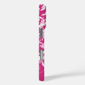 Coques Case-Mate iPhone Personalisé Rose Funky Damask (Verso / Droite)