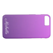 Coques Case-Mate iPhone Personalisé violet ombre (Dos (Horizontal))
