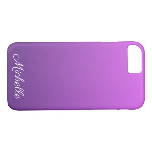 Coques Case-Mate iPhone Personalisé violet ombre (Dos (Horizontal))