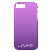 Coques Case-Mate iPhone Personalisé violet ombre (Dos)