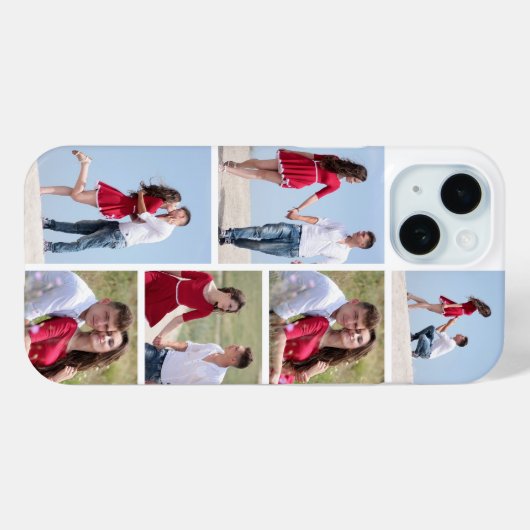 Coques Case-Mate iPhone Personalized 6 Photo Collage (Verso (horizontal))