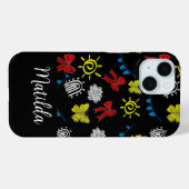 Coques Case-Mate iPhone Personalized Bright Butterfly & Sunshine Pattern (Verso (horizontal))