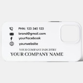 Coques Case-Mate iPhone Personalized Business Card Promo iphone case (Verso (horizontal))