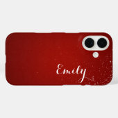 Coques Case-Mate iPhone Personalized Candy Red Diamond - Barely There (Verso (horizontal))