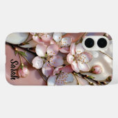 Coques Case-Mate iPhone Personalized Cherry Blossom Phone Case Floral (Verso (horizontal))